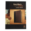 NLT Every Man's Bible-Large Print Imitation leather Brown & Tan - Image 2