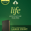 NLT Life Application Study Bible, Third Edition, Large Print -Red