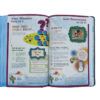 NLT Hands-On Bible Leatherlike, Dark Gray/Blue Cross - Image 6