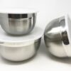 Stainless Steel Bowl Set w/Lids 3pc Small Set