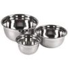 Stainless Steel Bowl Set w/Lids 3pc Small Set - Image 3