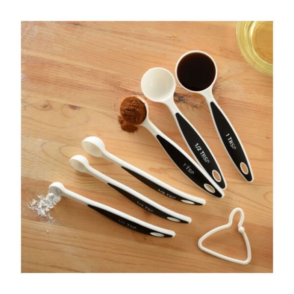 Measuring Spoons Set of 6 White 352 0105 2