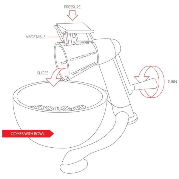 Salad Machine with Bowl 352 0482 1