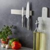 Deluxe Magnetic Knife Bar Stainless Steel 10-inches - Image 2