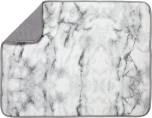 Image of Microfiber Dish Drying Mat – XL Marble – 18″x 24″