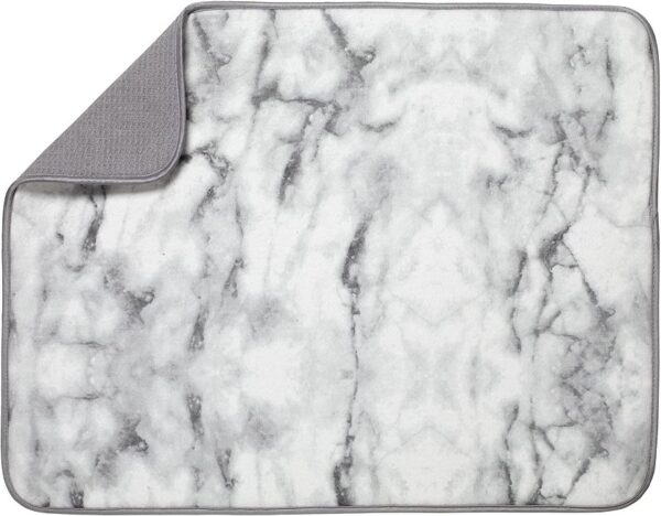 Microfiber Dish Drying Mat - XL Marble - 18"x 24" 352 0781 1