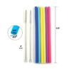 Straws Angled Silicone 9.5" 6pc - Image 5