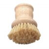 Natural Bristle Vegetable and Dish Brush Short Handle