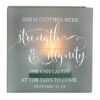 Tealight Holder She Is Clothed Proverbs 31:25