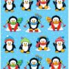 Stickers Penguins Shape