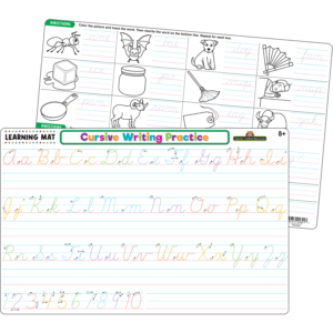 Image of Cursive Writing Practice Learning Mat