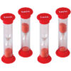 1 Minute Sand Timers - 4 pack