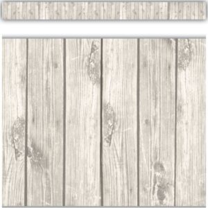 White Wood Straight Border Trim