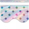 Iridescent Polka Dots Scalloped Border Trim - Image 2