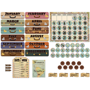 Calendar Bulletin Board Travel the Map