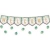 Welcome Bulletin Board Eucalyptus Pennants