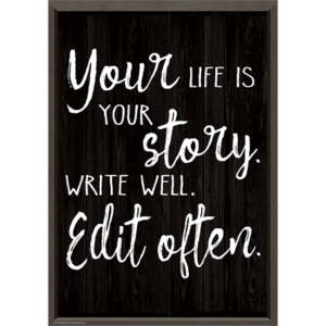 Image of Positive Poster Your Life Is Your Story 13″ x 19″