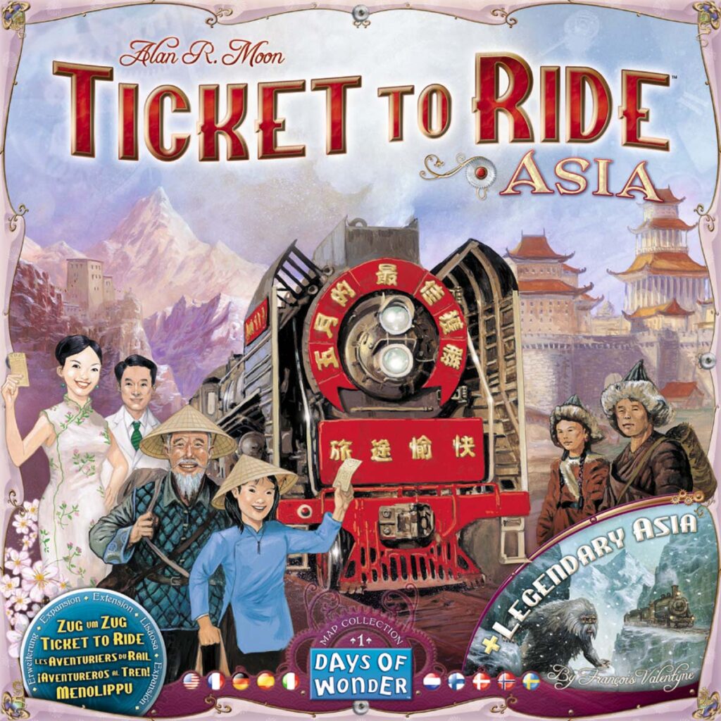 Image of Ticket To Ride Asia: Map Collection – Volume 1 Expansion