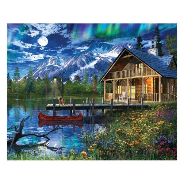 1000 Pc Puzzle - Moon Cabin Retreat