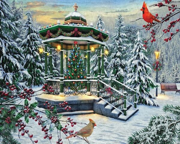 1000 Pc Puzzle - Holiday Gazebo 654 0050 0