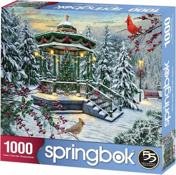 1000 Pc Puzzle - Holiday Gazebo 654 0050 1