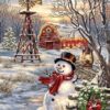 500 Pc Puzzle - Winter Windmill