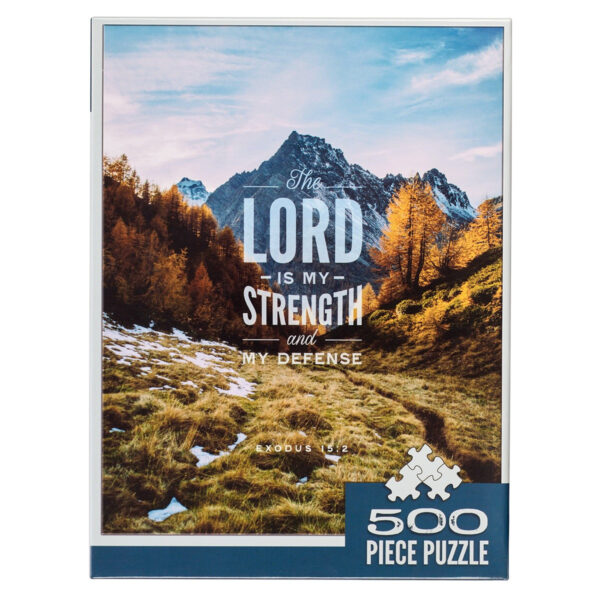 Puzzle Lord is My Strength Exodus 15:2 - Image 3
