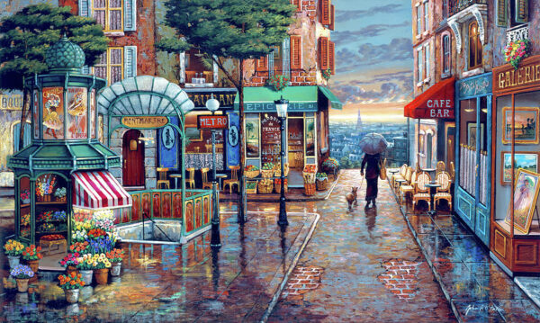 Rainy Day Stroll Puzzle 1000 pc 654 0121 1