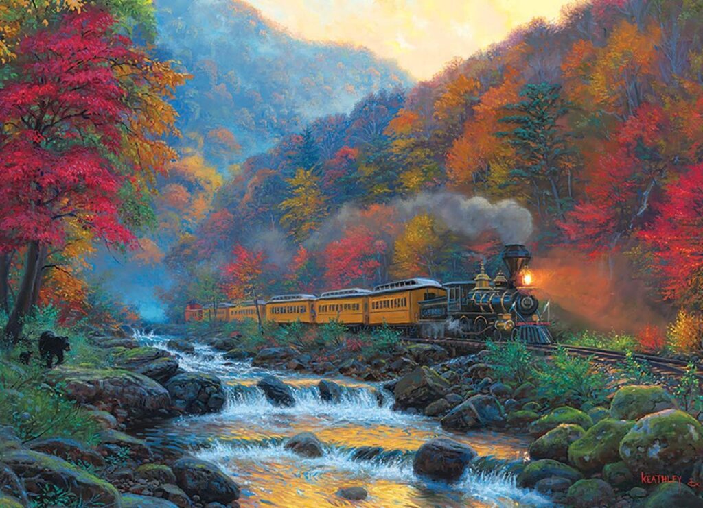 Image of Puzzle Smoky Train 1000 pc