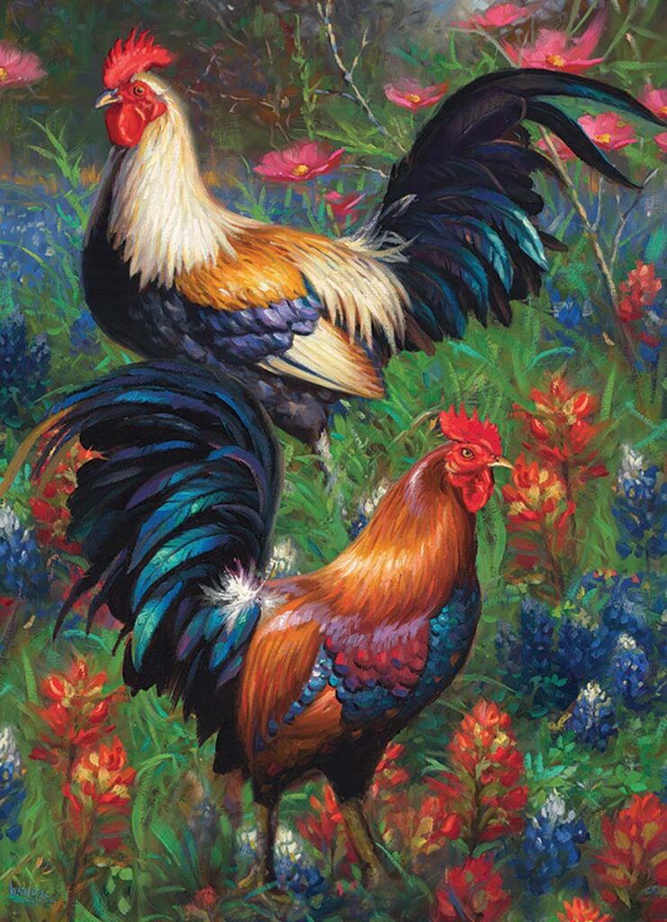 Image of Puzzle Roosters 1000pc