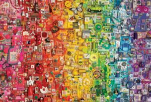 Image of Puzzle Colourful Rainbow 1000 pc