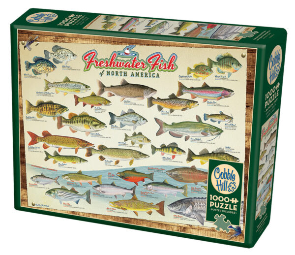 Puzzle Freshwater Fish of North America 1000 pc 654 2068 1