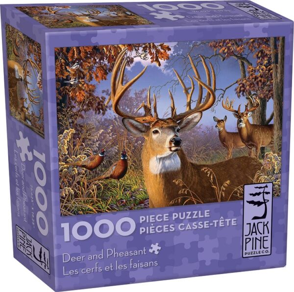 Puzzle Deer and Pheasant 1000 pc - Image 2