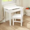 Wooden Chair Pair - White - Image 5