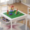 Wooden Table & Chairs - White - Image 5