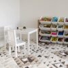 Wooden Table & Chairs - White - Image 7