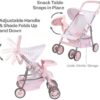 Pink Snack N Go Shade Stroller - Image 6