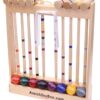8 Player Pro Croquet Set 32" in Wooden Stand - Image 5