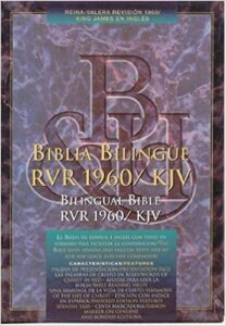 Image of KJV Biblia Bilingue-PR-RV Spanish English Black Imitation Leather