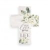 His Love Gives Life Cross Decor 8.5" x 12"- Discontinued