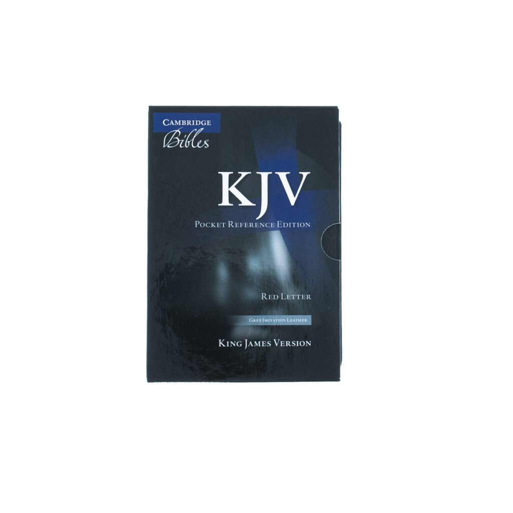 Image of KJV Pocket Reference Edition Dark Grey Imitation Leather