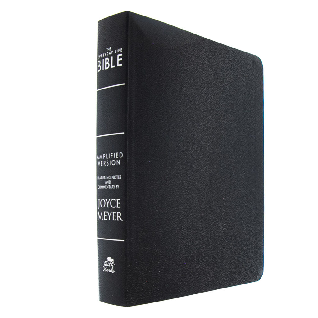 Image of Amplified Everyday Life Bible-Black Bonded Leather