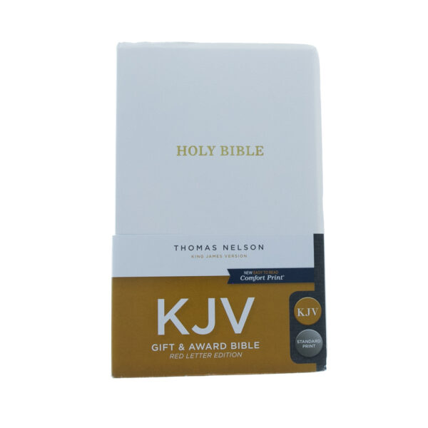 KJV Gift & Award Bible -Comfort Print-White Leatherflex - Image 2