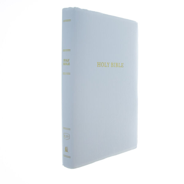 KJV Gift & Award Bible -Comfort Print-White Leatherflex