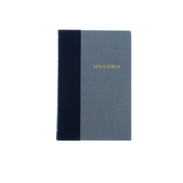 KJV Thinline Bible/Compact (Comfort Print)-Navy/Gray