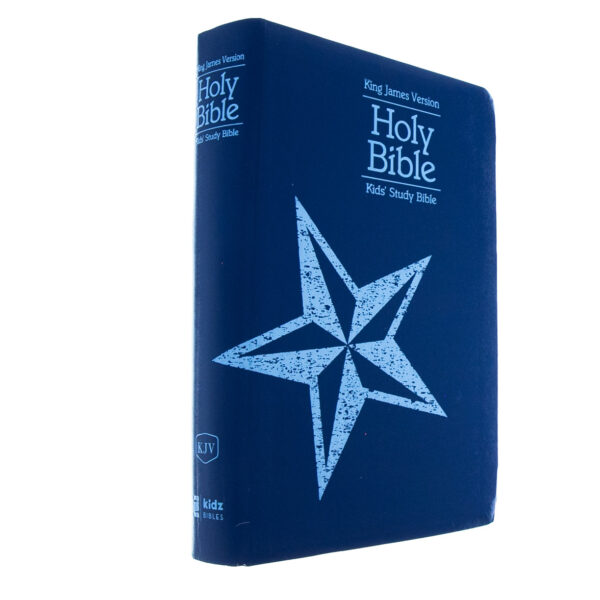 KJV Kids Study Bible-Galaxy Blue Leather-Look