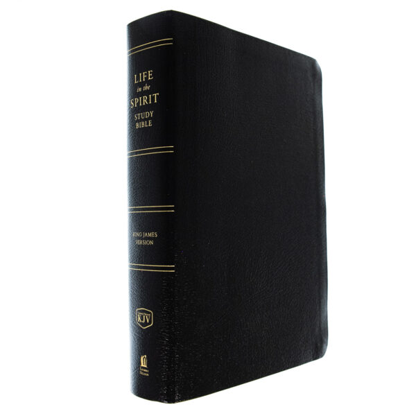 KJV Life In The Spirit Study Bible-Black Bonded Leather Indexed