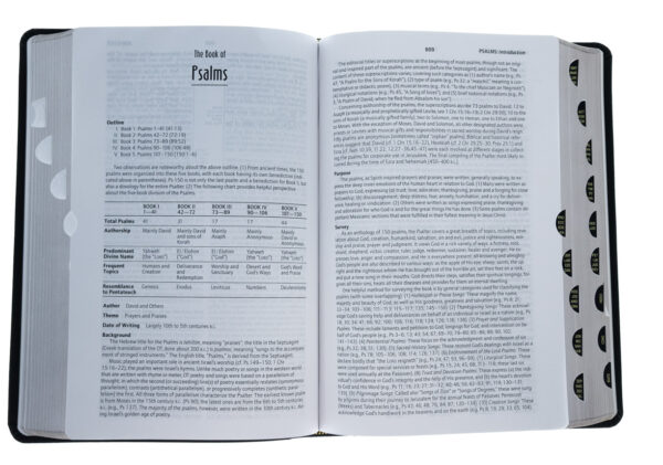 KJV Life In The Spirit Study Bible-Black Bonded Leather Indexed - Image 3