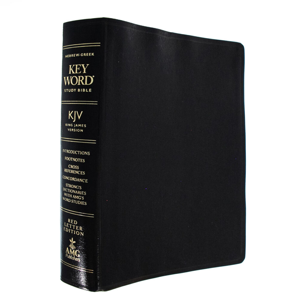 Image of KJV Hebrew-Greek Key Word Study-Black Bonded Leather