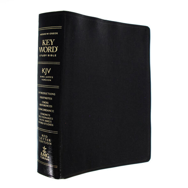 KJV Hebrew-Greek Key Word Study-Black Bonded Leather 206 0358 2